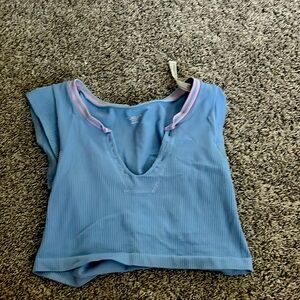 Urban outfitters go for gold top in blue